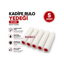 Kadife Rulo 5'li Yedek 15cm Moher