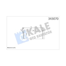 Kale 343070 Klima Radyatörü Bmw E60 E65 M57 N57 N67 64509122827