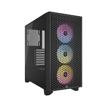 Corsaır İcue 3000D Airflow 750 W Tempered Glass USB 3.2 Atx Mid Tower Kasa Siyah