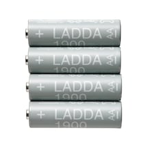 Şarj Edilebilir Pil, Hr6 Aa 1.2v, Pil Kapasitesi: 1900 Mah.
