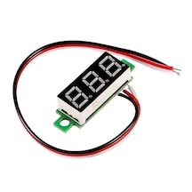 3 Kablo Mini Dijital Voltmetre 0.28inch 0-100v Dc