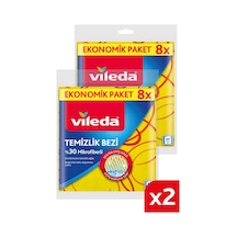Vileda 30% Mikrofiberli Mutfak Bezi 2 x 8'li
