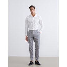 Lcwaıkıkı Classic Gri Dar Kalıp Erkek Chino Pantolon