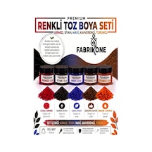 5'li Set Premium Parafin Soya Wax Toz Mum Boyası Hobi Seti - 5 Cc Kırmızı, Siyah, Mavi, Kahverengi, Turuncu Bkfab5ksmkht5g Çok Renkli