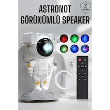 Astronot Görünümlü Projeksiyon Speaker Taşınabilir