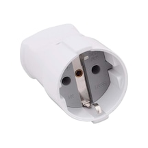 Depa Topraklı Dişi Fiş Priz - Beyaz - 220 Volt - 11102