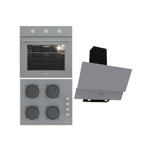 Termikel BO O6435C A + BH P6144C A + CH C6532C BA Antrasit Ankastre Set