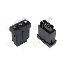 Gva Cam Açma Anahtarı Sol Renault 19 - Master Tekli Gva 8012002 7700817339