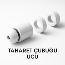 Taharet Çubuğu Uyumlu Plastik Beyaz Uç Dayanıklı, Uyumlu Ve Kol
