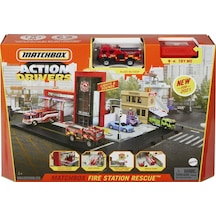 Matchbox Aksiyon Sürücüleri İtfaiye Kurtarma Ekibi Oyun Seti Hbd74