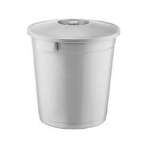 Orta Çöp Kovası 35 Lt. Kapaklı Çok Renkli