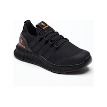 Tonny Black Rahat Kalıp Şeritli Bağcıklı Çocuk Unisex Siyah Spor Ayakkabı Tbqnt-3 Siyah
