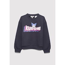Mavi Kuromi Kömür Siyah Kız Çocuk Sweatshirt M7s10139-70087 Kömür Siyah