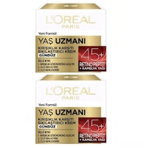 Loreal Yaş Uzmanı 3 Etkili 45+ Kırışıklık Karşıtı Sıkılaştırıcı Gündüz Kremi 2 X 50 Ml