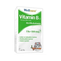 Wellcare Vitamin B12 500 Mcg Dil Altı Sprey 5 Ml