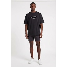Blow Up Future Gen Club Oversize Erkek T-shirt 141236 Siyah