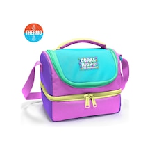 Coral High Kids Çok Renkli Thermo İki Katlı Beslenme Çantası 37215 Açık Bej