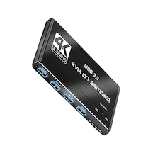 4kvm421 Kvm Switch 2x1 Hdmı 2.0 4k Ultra Hd 2160p Usb 3.0 Hdcp 2.3 Hdr10 400mhz Hız