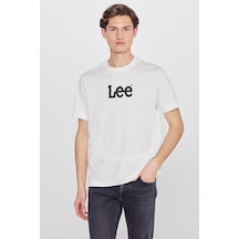 Lee Erkek T Shirt L2610100 102 Beyaz