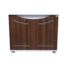 Kanki Pet Western Seri Akvaryum Sehpası 80x45x69 Cm Beyaz-ceviz Western8045b-cvz1