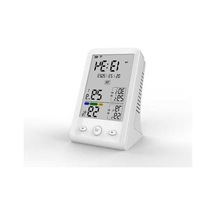 Pazly Tuya Wifi Şarj Edilebilir Termometre Ve Nem Ölçer - Bebek Odası, Ev & Ofis İçin Hava Kalitesi İzleyici