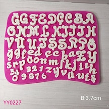 Yy0227 Büyük-küçük Harf Rakam Silikon Kalıp