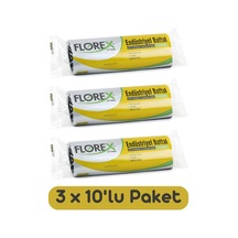 Endüstriyel Battal Boy Çöp Torbası 72x95 Cm Siyah 3 Rulo 30 Adet, Florex-6-3lu