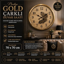 Prestij Gold 70 X 70 Cm Çarklı Duvar Saati