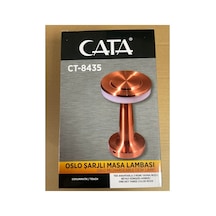 Oslo Şarjlı Dim Edilebilir Dekoratif Masa Lambası Ct-8435 Beyaz