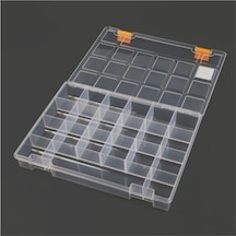 Mano Şeffaf Malzeme Kutusu 11 Inch Klasik Organizer Kutu - Ş-Org-