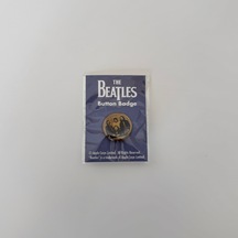 The Beatles Rozet Pinback Button Siyah 49301059