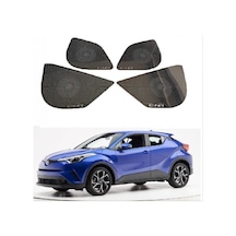 C-hr 2016-2019 Içın Uyumlu Hoparlör Kaplama Tıtanyum Sıyah