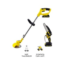 Dawreek Yellow21 İkili Tırpan Seti Şarjlı Tırpan + Testere