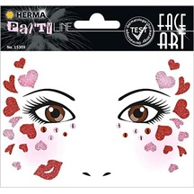 Face Art Decor Yuz Susleme Etiketi Ask