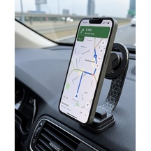 Araç İçi Manyetik Telefon Tutucu Katlanabilir 360 Derece Dönebilen Belirtilmemiş