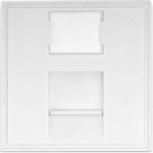Digitus 45x45mm 1 Port Kapaklı Priz Modülü, Şeffaf Etiket Alanına Sahip Dn-93802-5 İçin, Lsoh, Beyaz Renk-19878