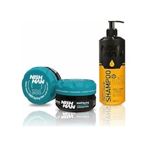 M4 Mat Görünümlü Saç Şekillendirici Mat Wax X 3 Adet/ + 400 Ml Tuzsuz Şampuan Hediye