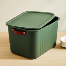 Kapaklı Plastik Organizer Kutu 20 L 40x30x25 Cm Çok Renkli
