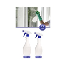 2 Li Tigerli Sıvı Püskürtücü Set, Spreyli Yağ Sirke Su Püskürtme Cam Temizlik Şişesi 1000ml+500ml