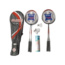 Bs5500 4 Adet Badminton Raketi+Çantası+9 Adet Badminton Topu