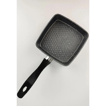 Orret Home 12 Cm Granit Sos Tavası Mini Tereyağı Tavası, Yapışmaz Küçük Tava, Yumurtalık, Sos Ve Tereyağ Çok Renkli