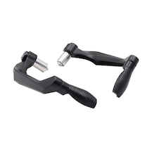 Motorcycle Fren Çubuğu Koruyucuları, 18mm Saplı, Abs Malzeme, Siyah, Çiftli, Kolleri Güvence Altına Alır