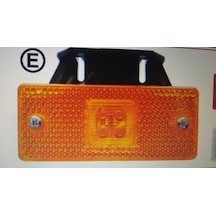E Belgeli Side Marker Yan Sinyal Lamba Braketli 4 Led(24volt