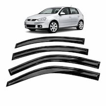 Volkswagen Golf 5 2003 2008 Slim Cam Rüzgarlığı 4 Parça