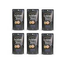 Schesir After Dark Tavuk Ve Ördekli Pouch Mousse Kedi Yaş Mama 80 Gr. X 6 Adet