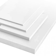 3mm Beyaz Dekota Levha PVC Foam Foreks Levha Maket Malzemesi
