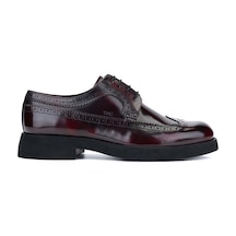 Tamer Tanca Erkek Hakiki Deri Bordo Casual Ayakkabı 987 100 Erk Ayk Y/24 Bordo Acma Bordo