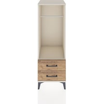 Hyperion Dolap Tek Raflı 2 Çekmeceli Tek Askılı 44x44x134 Aytaşı-çam Aytası