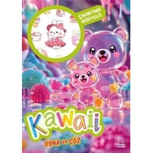 Kawaii - Oyna Ve Çöz Çıkartmalı Etkinlik Kitabı