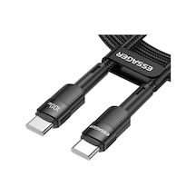 3 Metre Qc4.0 Pd 100w Type C To Type C Şarj Kablosu 480mbps Veri Aktarım Şarj Akım Korumalı Standart
